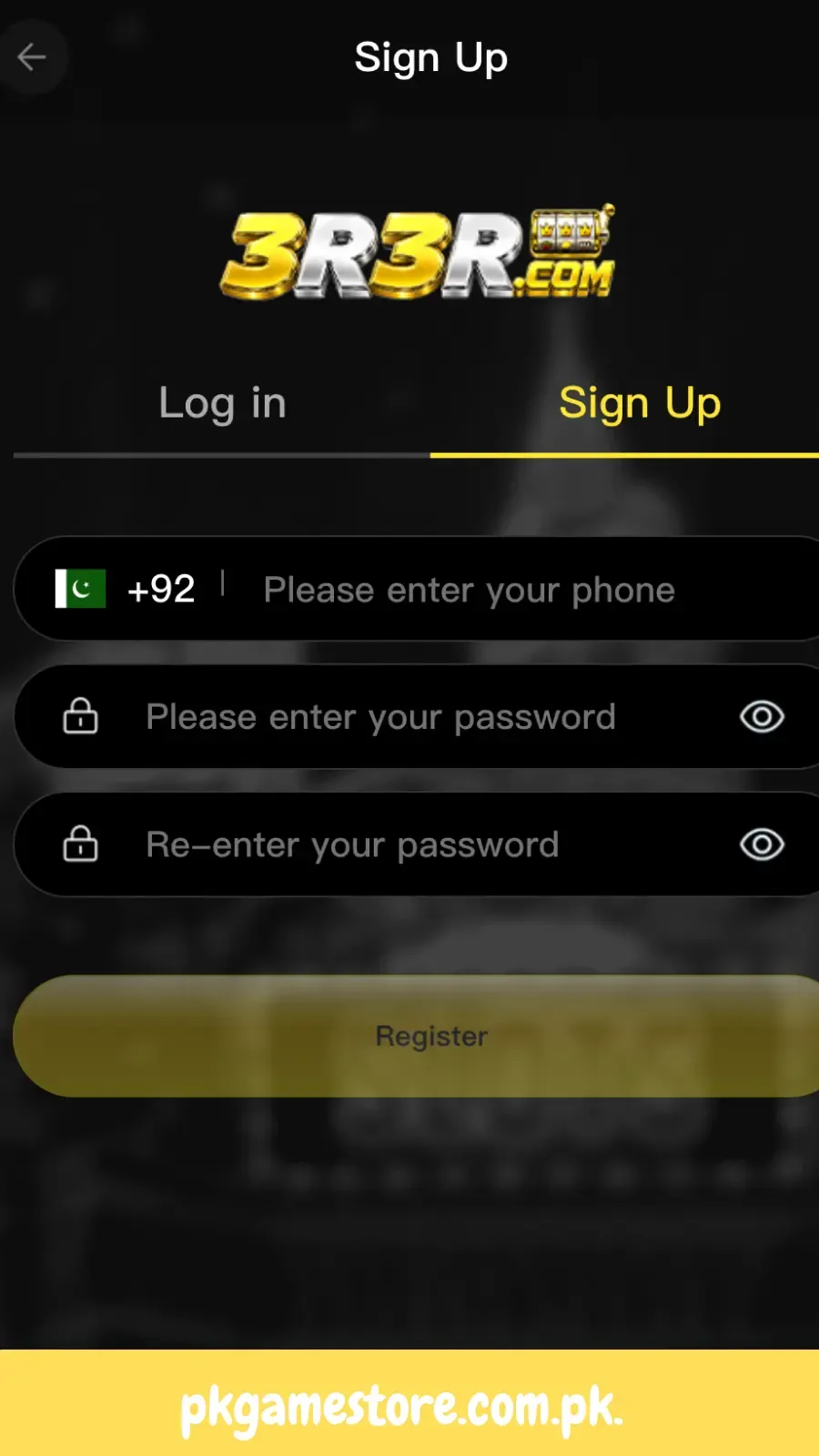 3R3R Game login