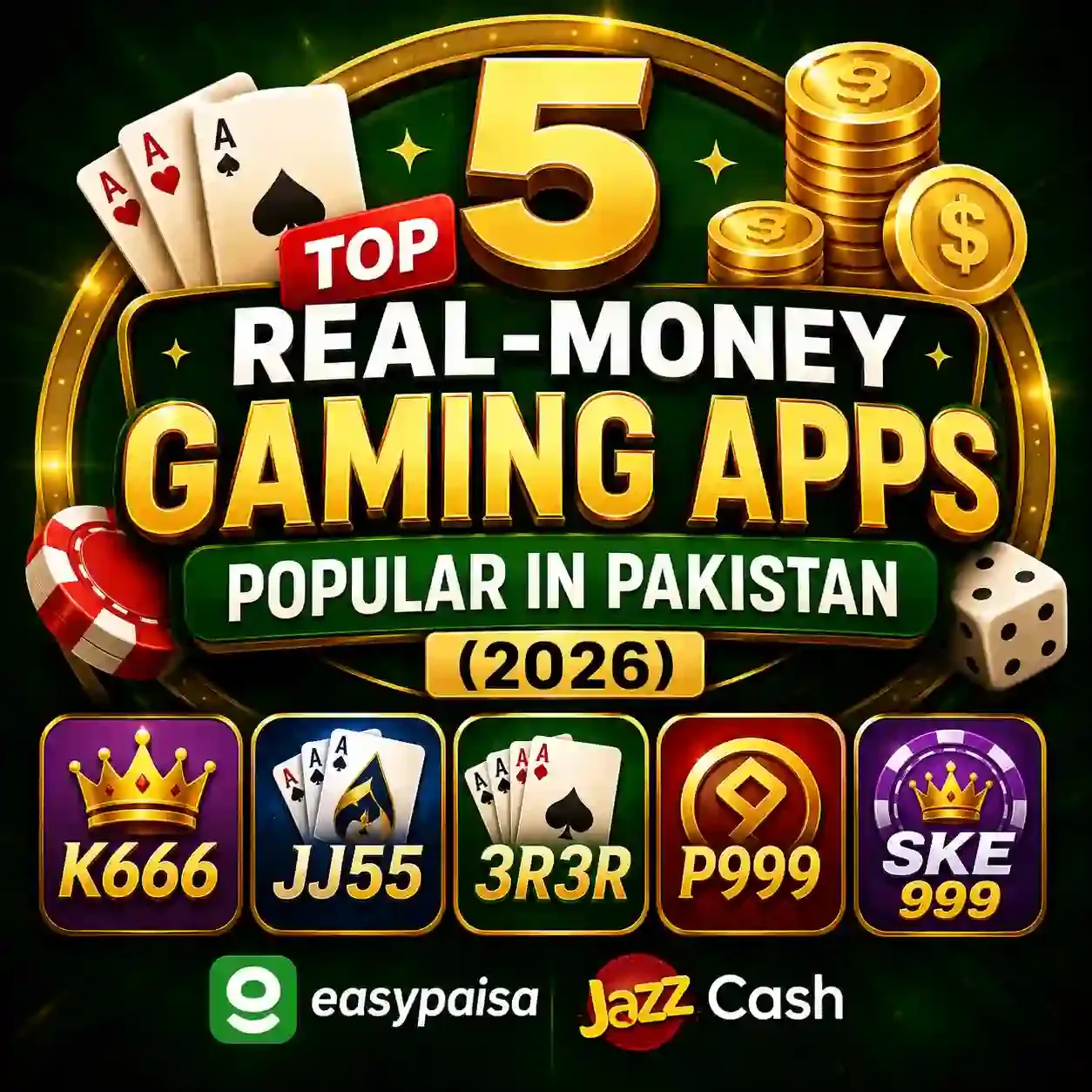 top 5 real money earning game